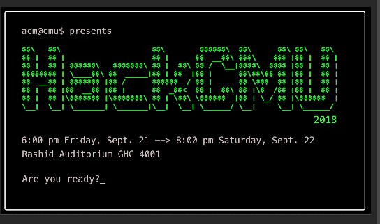 Hack CMU 2018 logo