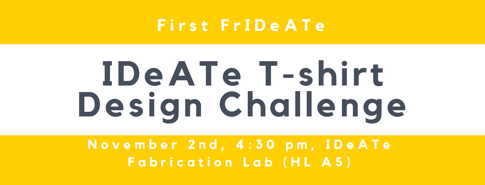 IDeATe T-Shirt Design Challenge